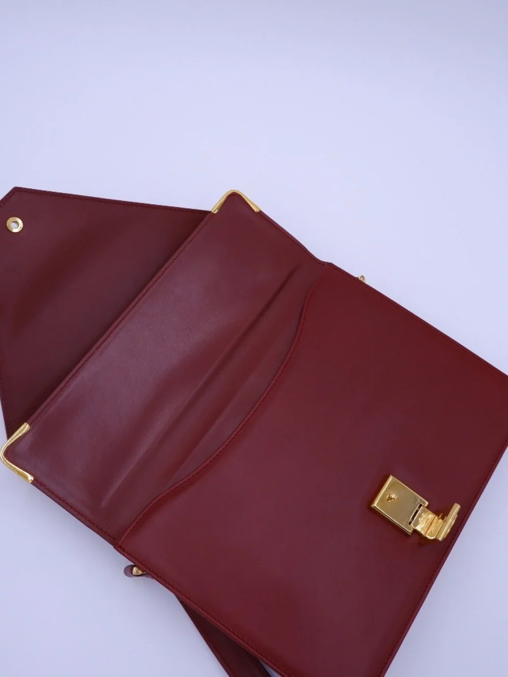 Vintage Must de Cartier Bordeaux Envelope — 1990s - Picture 11 of 15